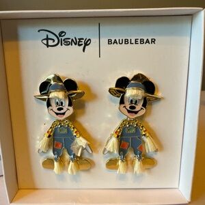 Disney BaubleBar fall Mickey earrings